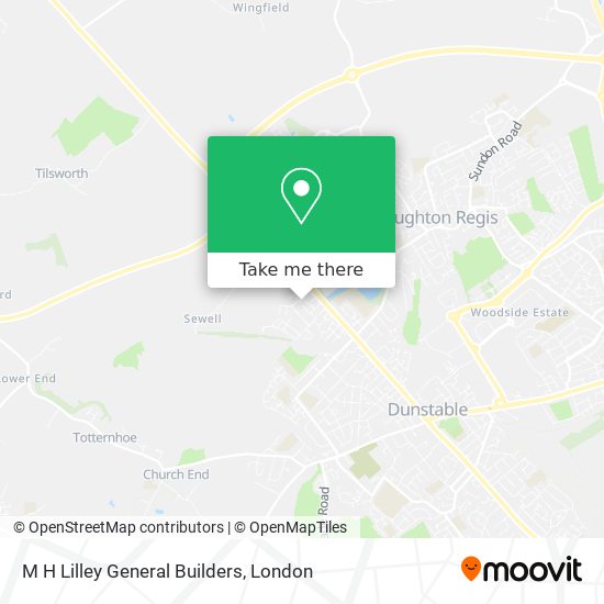 M H Lilley General Builders map