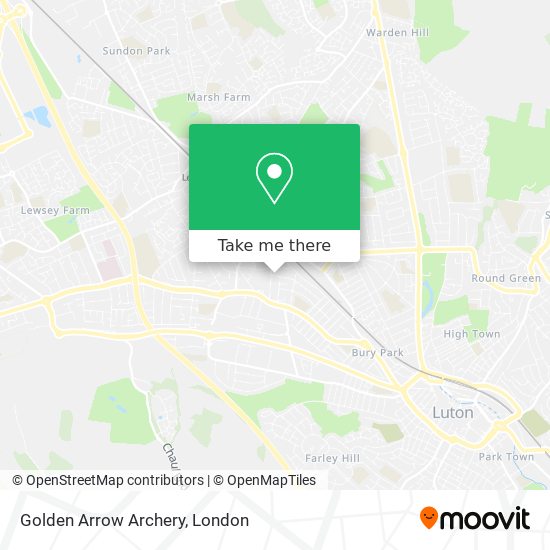 Golden Arrow Archery map