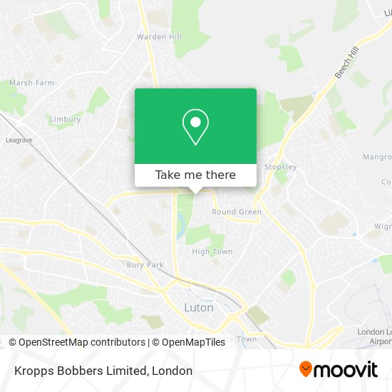 Kropps Bobbers Limited map