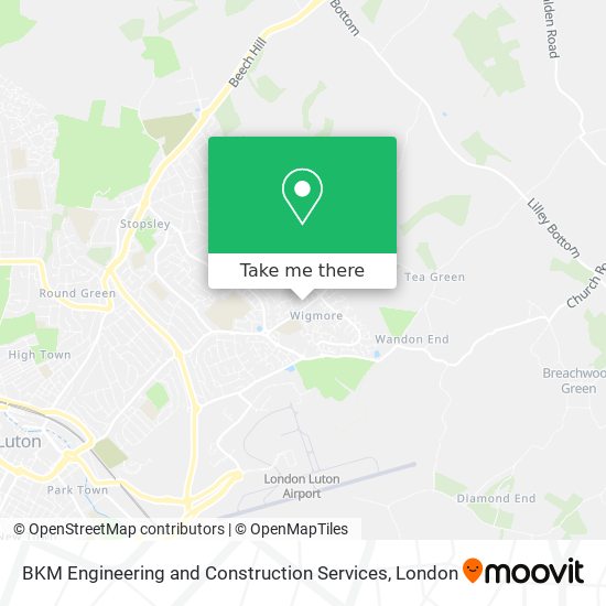 BKM Engineering and Construction Services map