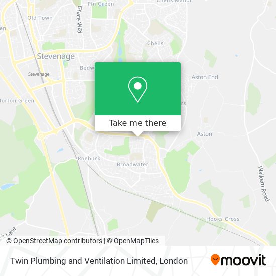 Twin Plumbing and Ventilation Limited map
