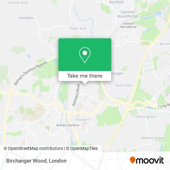 Birchanger Wood map