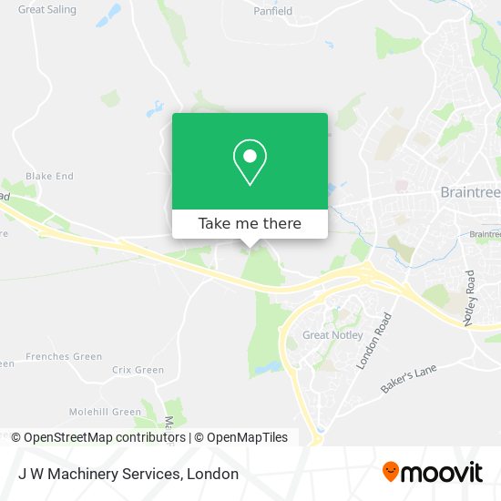 J W Machinery Services map
