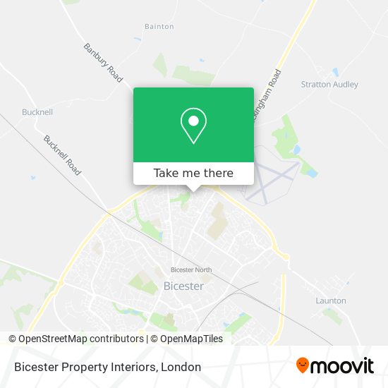 Bicester Property Interiors map