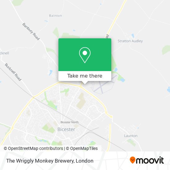 The Wriggly Monkey Brewery map