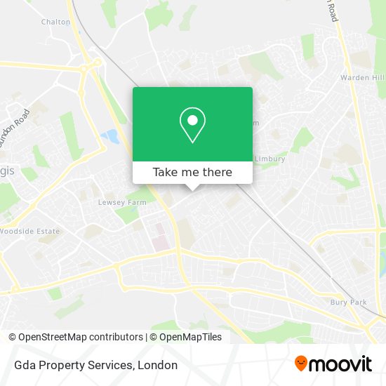 Gda Property Services map