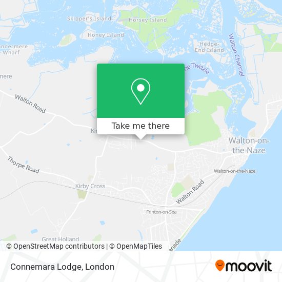 Connemara Lodge map