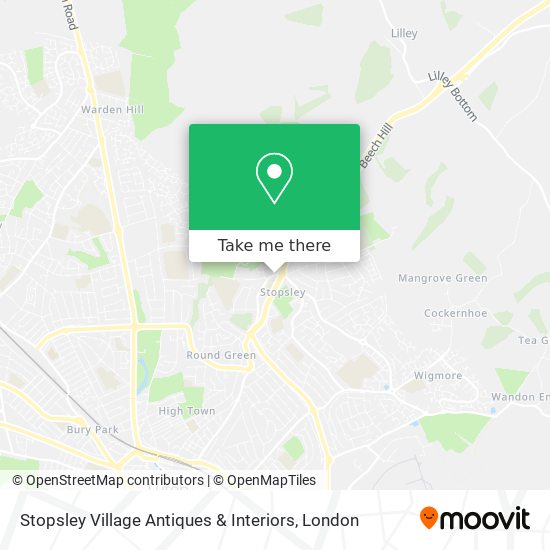 Stopsley Village Antiques & Interiors map