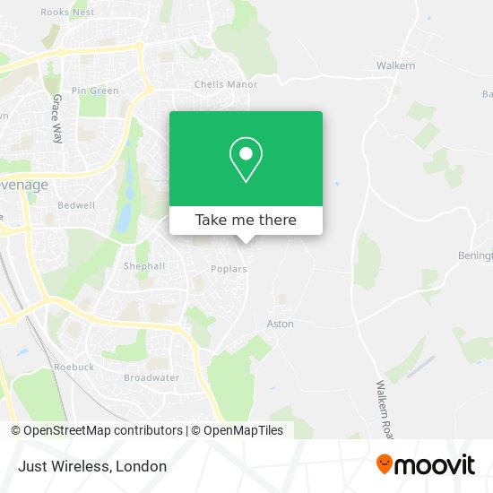 Just Wireless map