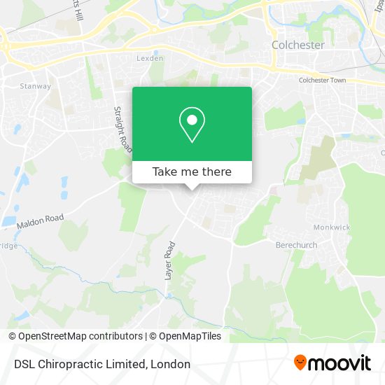 DSL Chiropractic Limited map