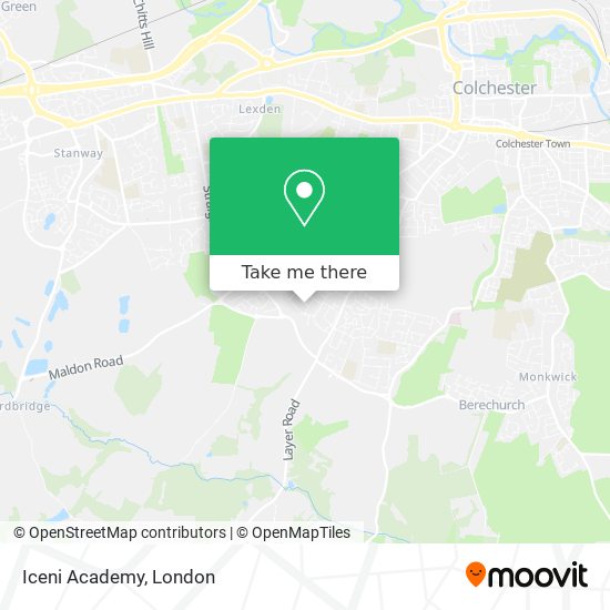 Iceni Academy map