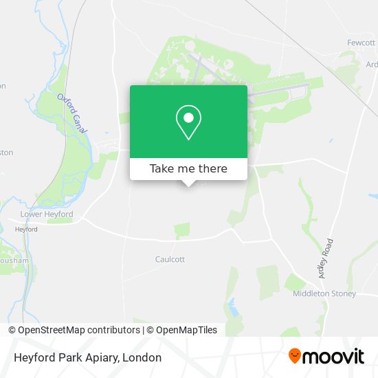 Heyford Park Apiary map