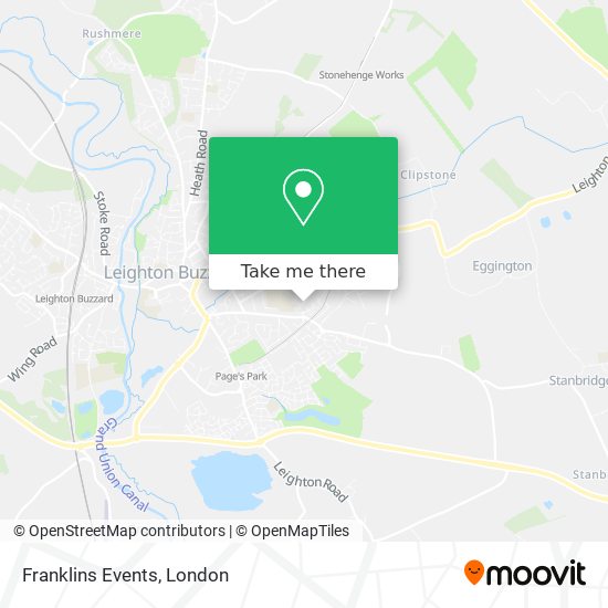 Franklins Events map