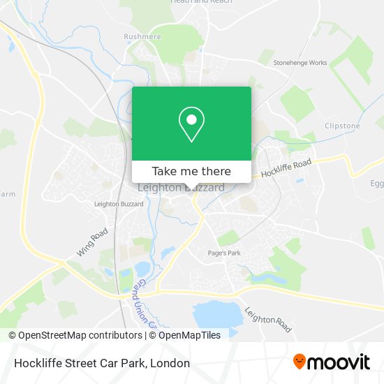 Hockliffe Street Car Park map