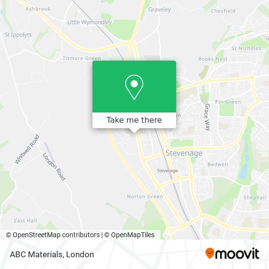 ABC Materials map