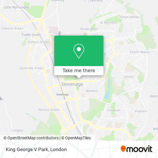 King George V Park map
