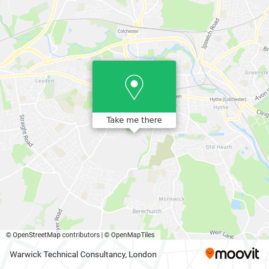 Warwick Technical Consultancy map