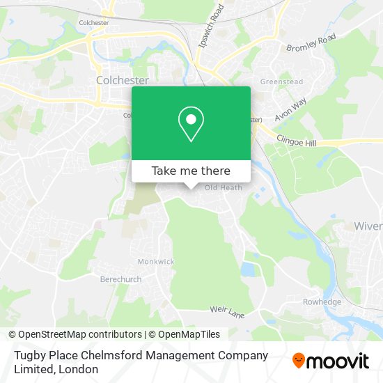 Tugby Place Chelmsford Management Company Limited map