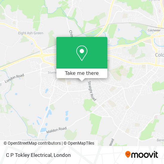 C P Tokley Electrical map