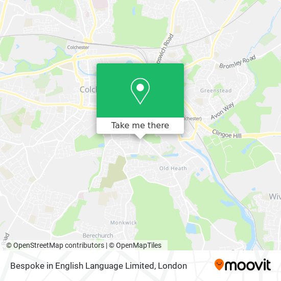 Bespoke in English Language Limited map