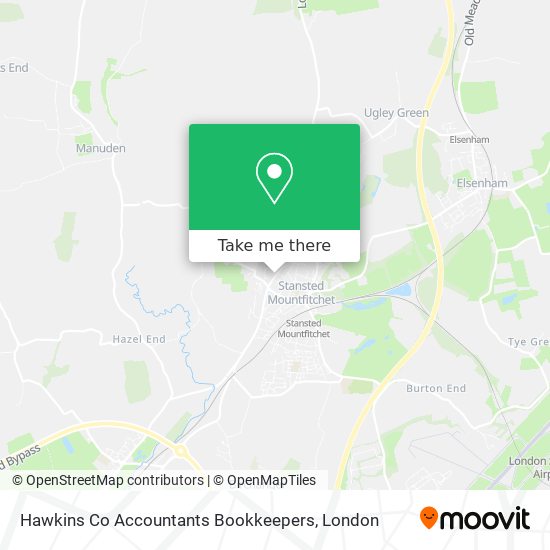 Hawkins Co Accountants Bookkeepers map