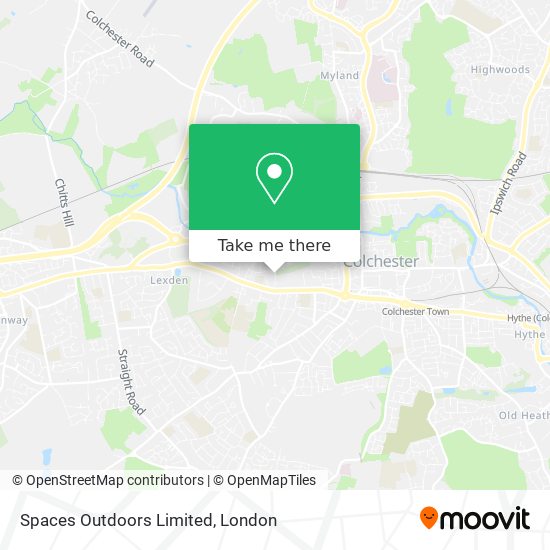 Spaces Outdoors Limited map