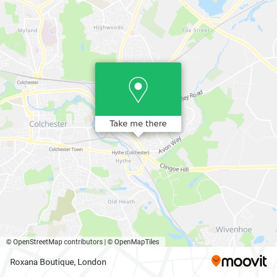 Roxana Boutique map