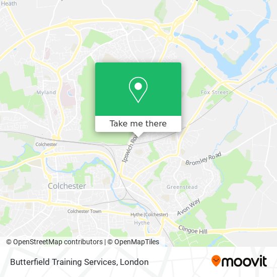 Butterfield Training Services map