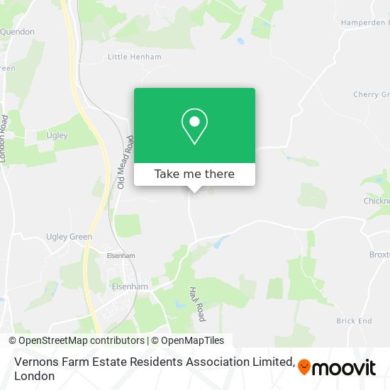 Vernons Farm Estate Residents Association Limited map