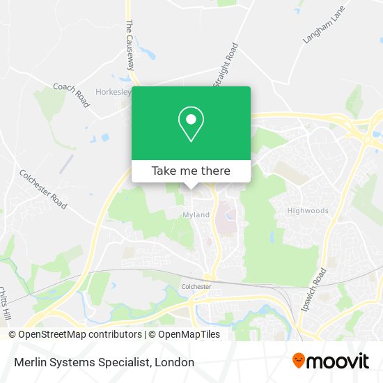 Merlin Systems Specialist map