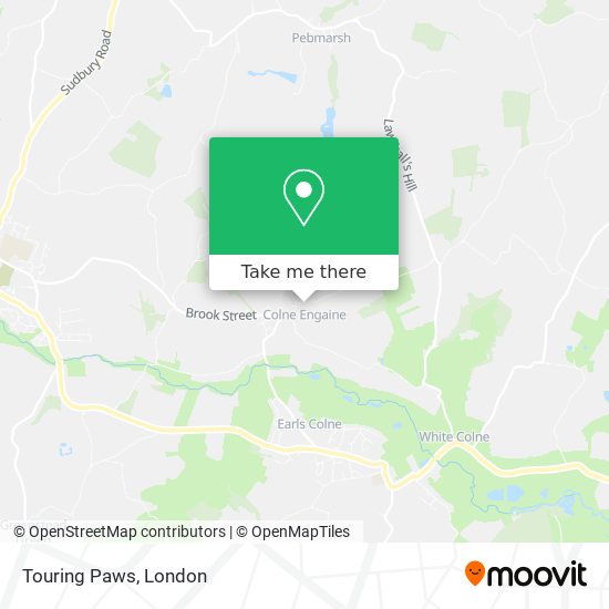 Touring Paws map