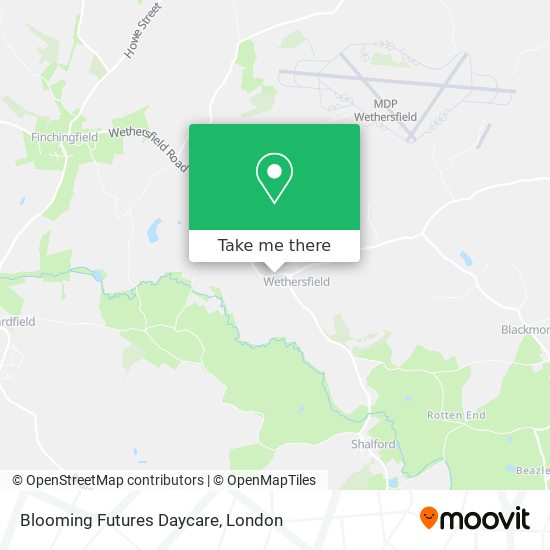 Blooming Futures Daycare map