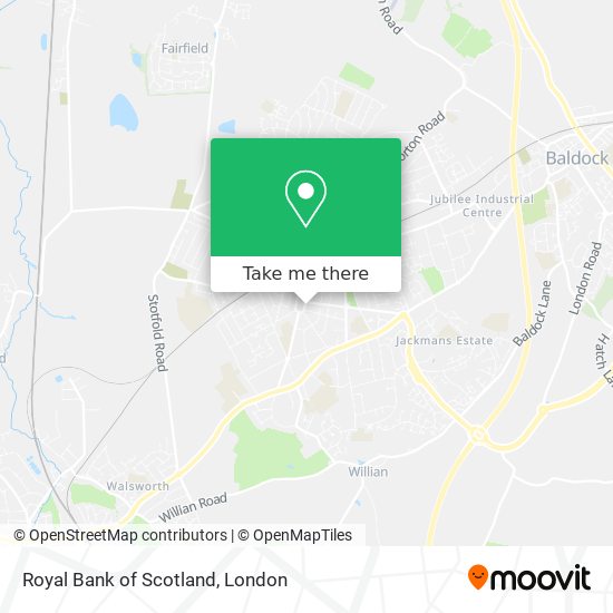 Royal Bank of Scotland map