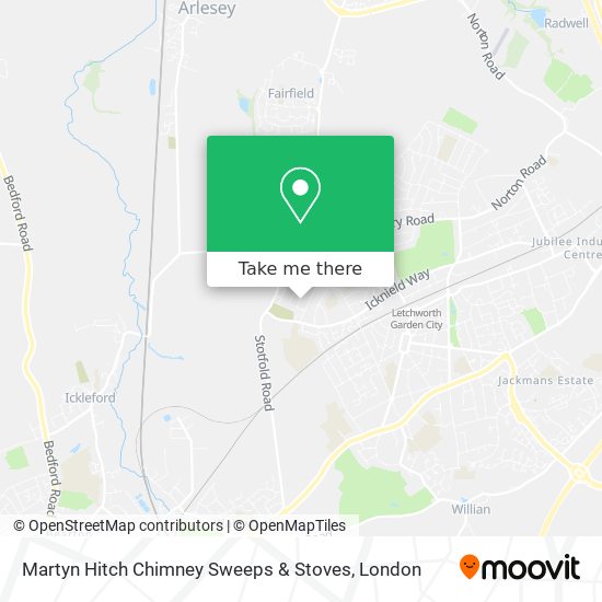 Martyn Hitch Chimney Sweeps & Stoves map