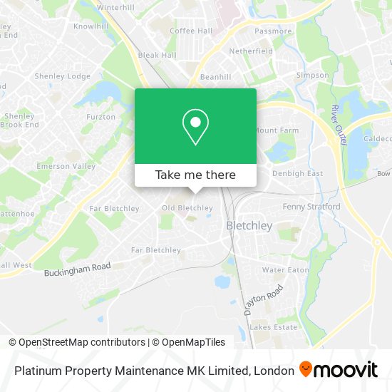 Platinum Property Maintenance MK Limited map