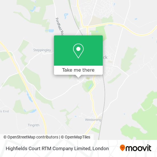 Highfields Court RTM Company Limited map