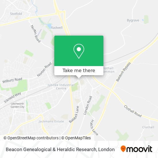 Beacon Genealogical & Heraldic Research map
