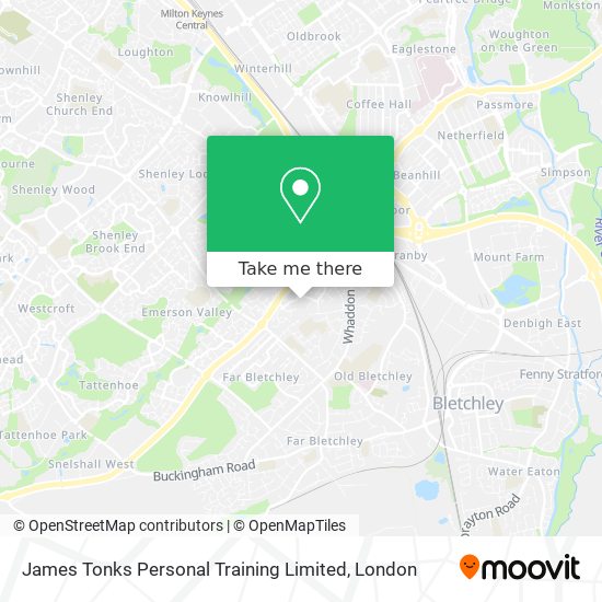 James Tonks Personal Training Limited map