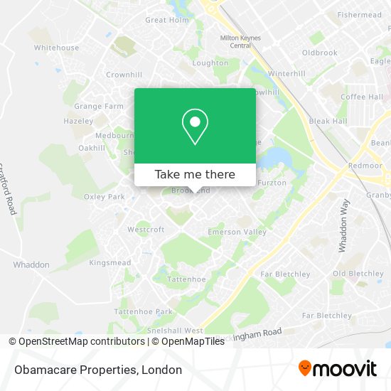 Obamacare Properties map