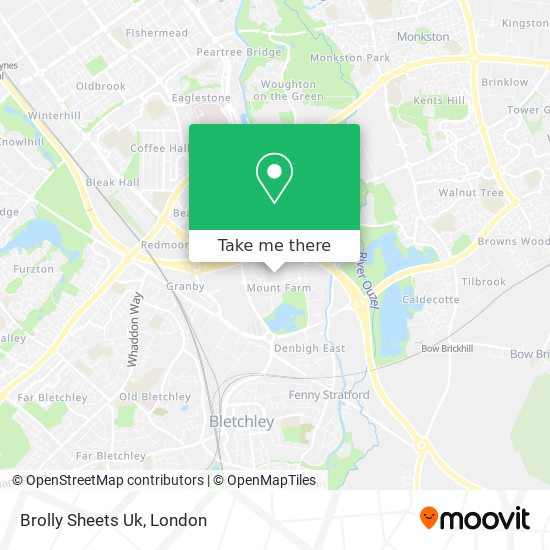 Brolly Sheets Uk map
