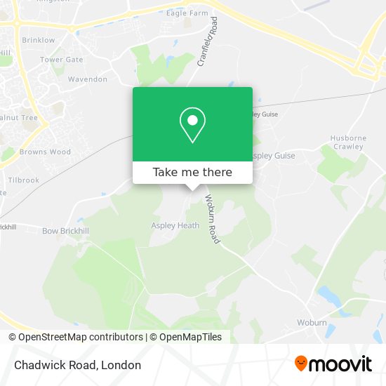 Chadwick Road map