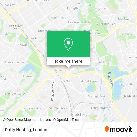 Dotty Hosting map