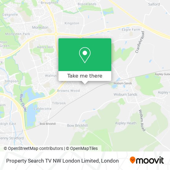Property Search TV NW London Limited map