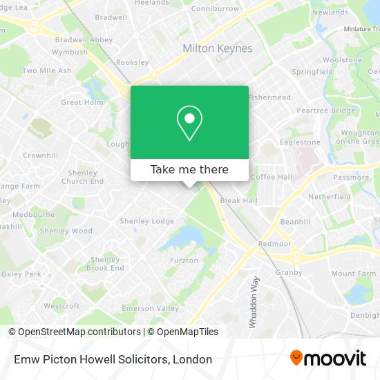 Emw Picton Howell Solicitors map