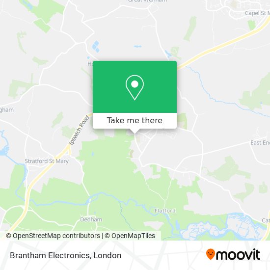 Brantham Electronics map