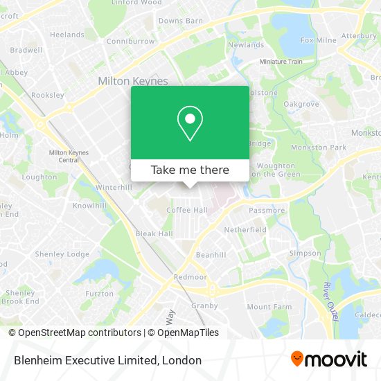 Blenheim Executive Limited map