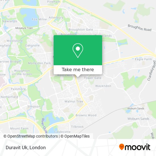 Duravit Uk map