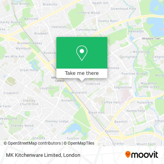 MK Kitchenware Limited map
