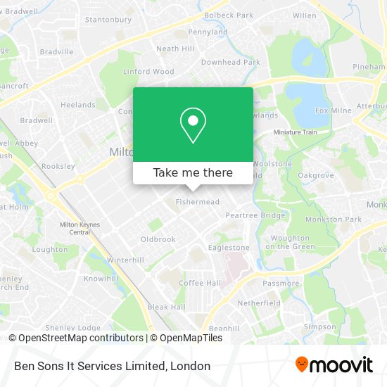 Ben Sons It Services Limited map