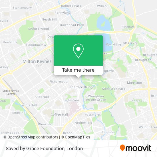 Saved by Grace Foundation map